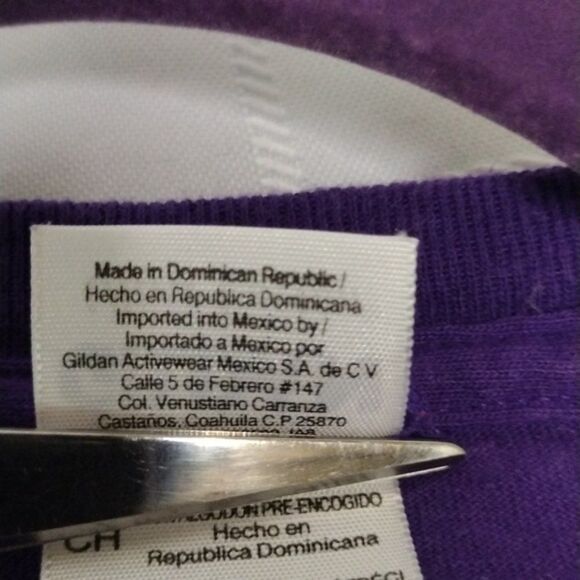 Gildan Purple Texas Christian University "riff. ram. bah. zoo." Shirt! - Picture 3 of 13